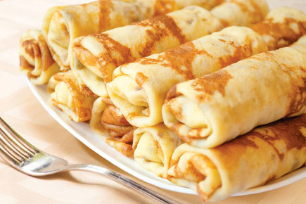 Блины с мясом