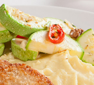 как приготовить гарнир для Котлеты куриные с пюре