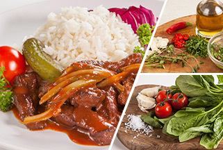 Пошаговый рецепт «Азу с рисом» c фото