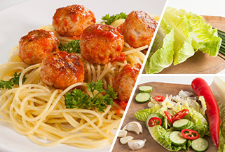 Пошаговый рецепт «Фрикадельки со спагетти » c фото